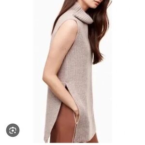 WILFRED Durandal Sweater Mock Neck Tank Top